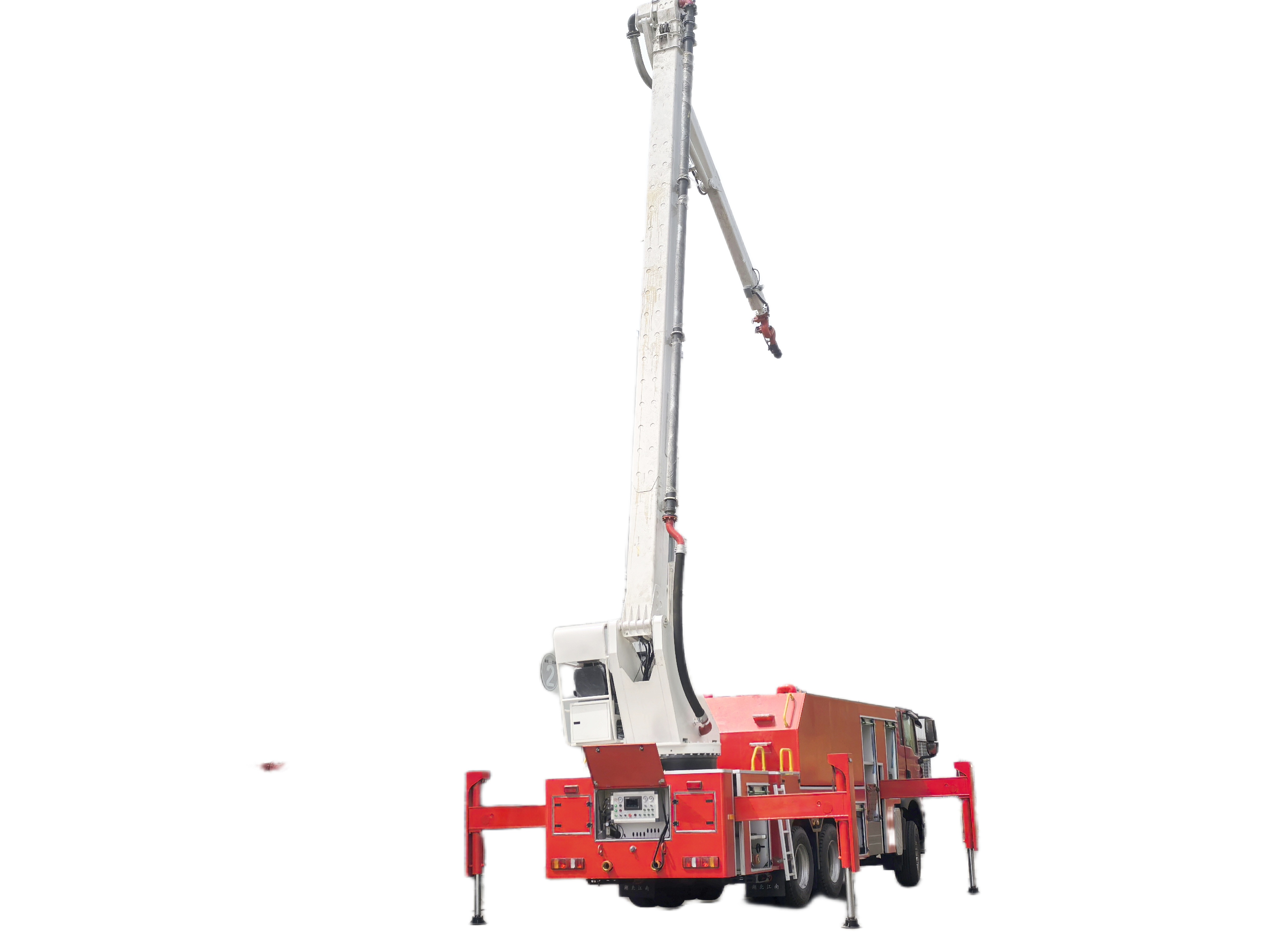 Philippines Lift high jet fire truck HOWO