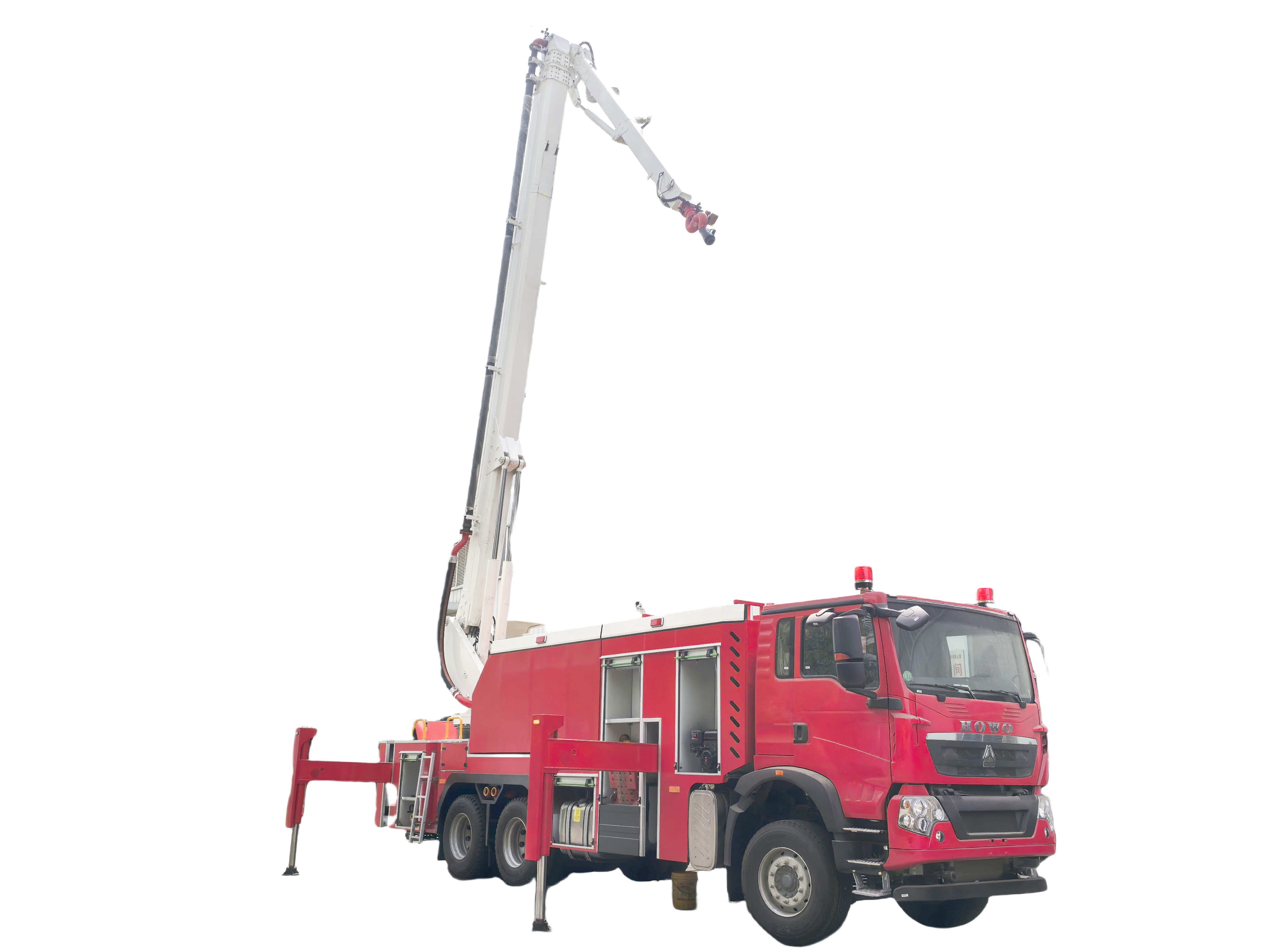 Philippines Lift high jet fire truck HOWO