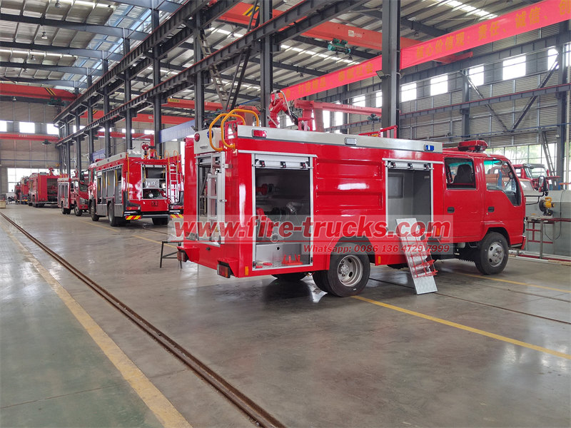 POWERSTAR water foam fire truck on production POWERSTAR water foam fire truck on production