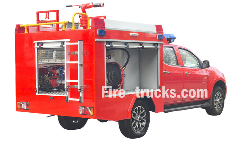 Isuzu 4x4 pickup fire fighting truck manufacturer