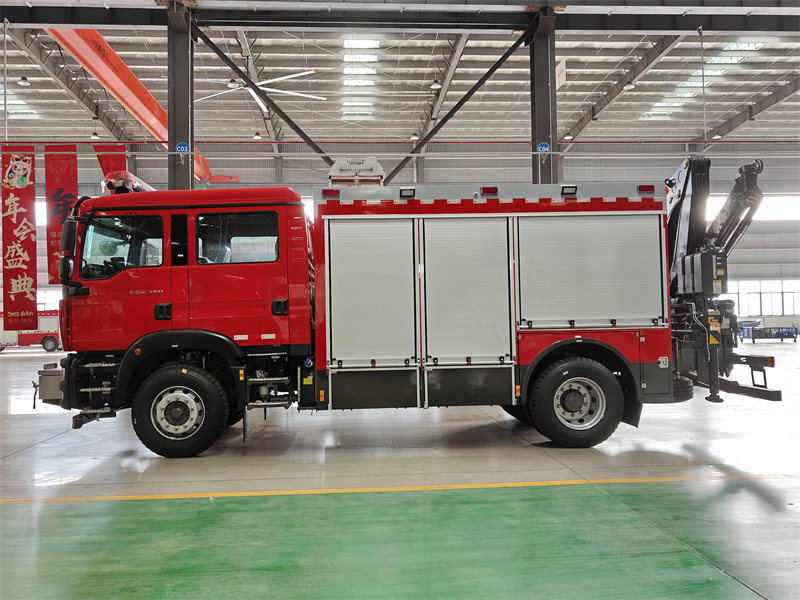 howo rescue fire fighting truck