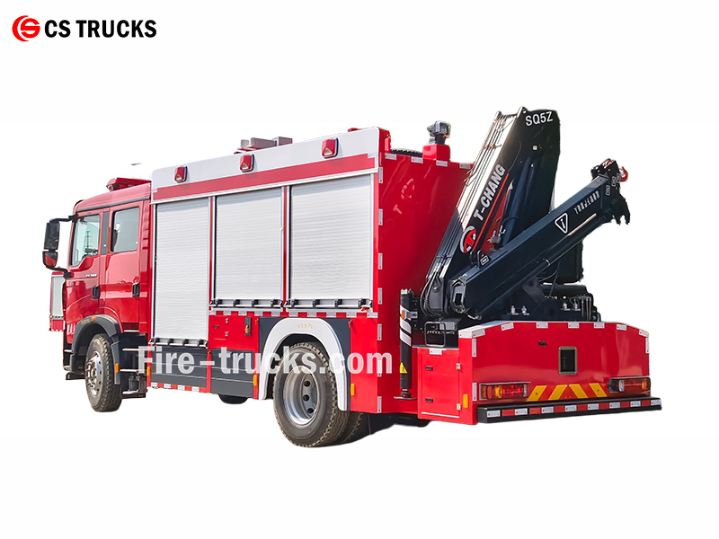 howo fire rescue engine