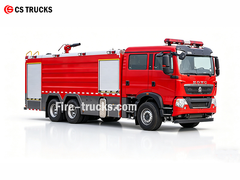 HOWO 18000L heavy duty foam fire engine