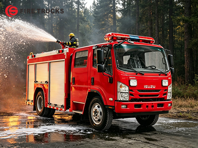 ISUZU 4x2 Wildland Foam Fire Fighting Vehicle