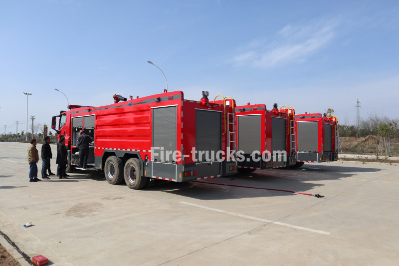 Philippines ISUZU GIGA Municipal Dry Powder Foam Fire Truck