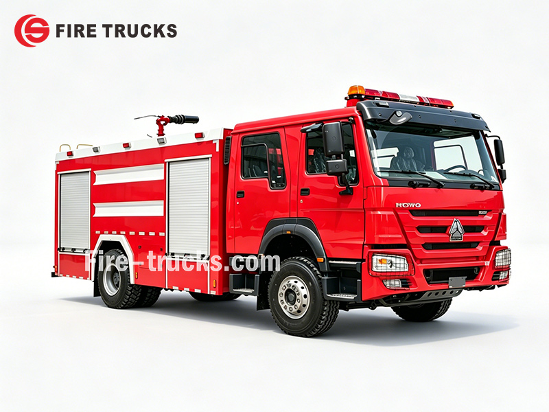 SITRAK HOWO 4x2 Wildland Foam Fire Truck for Steppe Fire Protection Dubai SITRAK HOWO 4x2 Wildland Foam Fire Truck for Steppe Fire Protection Dubai