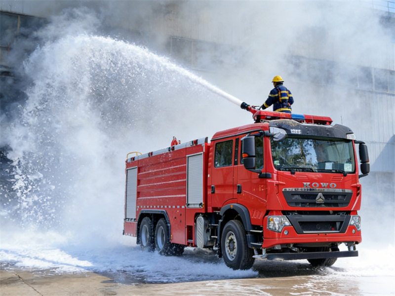 SINOTRUK HOWO TX 4x2 8000L Wildland Foam Fire Truck for Steppe Fire Protection Dubai SINOTRUK HOWO TX 4x2 8000L Wildland Foam Fire Truck for Steppe Fire Protection Dubai