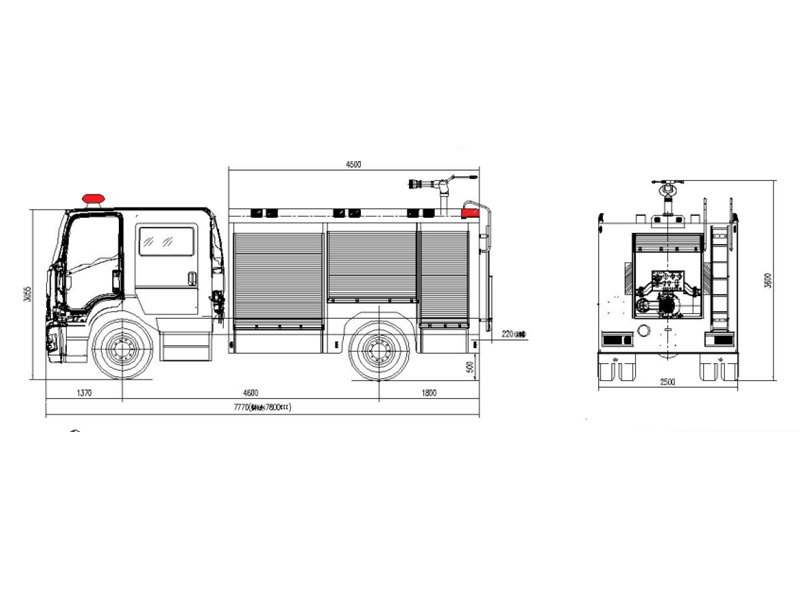 HOWO heavy CAFS fire truck HOWO heavy CAFS fire truck