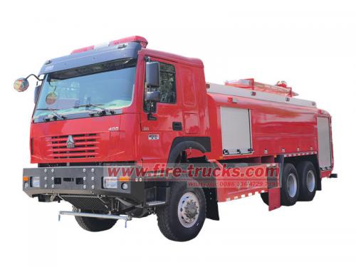 HOWO 6×6 foam fire engine for sale