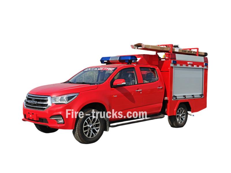 Isuzu 4x4 pickup 500L foam fire rescue truck