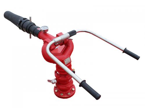 Fire truck with PL24 fire monitor