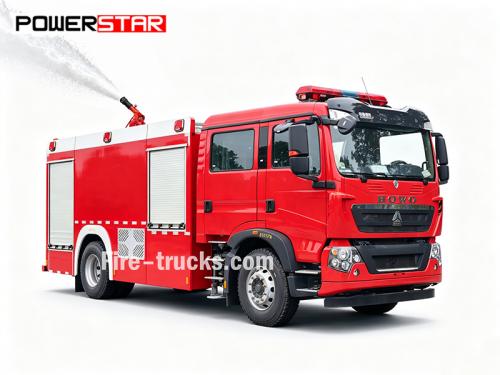 SINOTRUK HOWO TX Truck Mounted Foam Fire Tanker - POWERSTAR Trucks