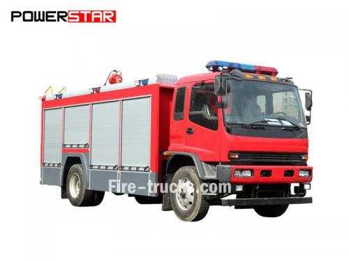 Albania Isuzu FVR GIGA 6cbm foam fire truck